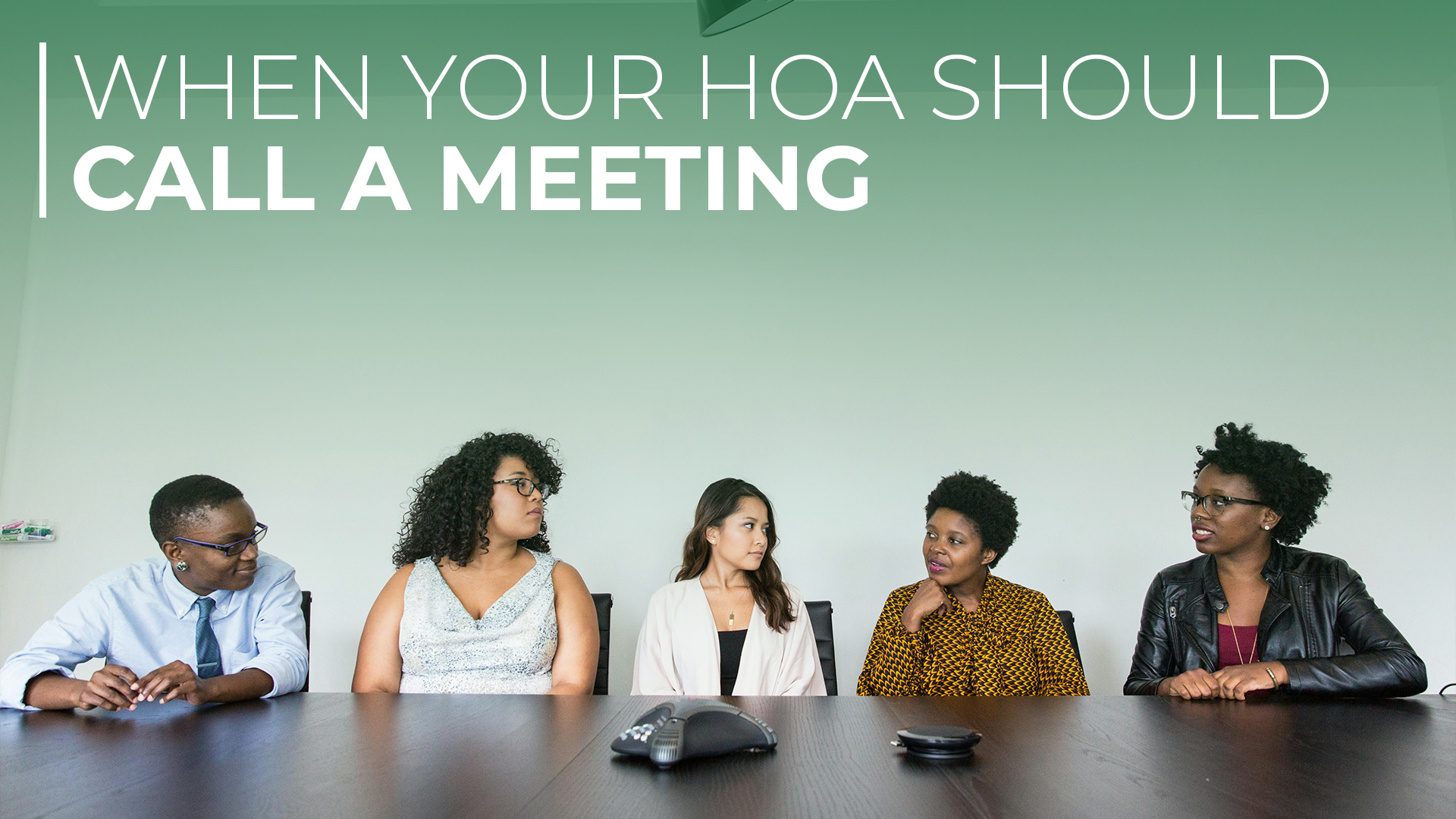 When Your HOA Should Call a Meeting